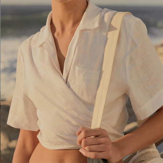 100% Hemp 2-Way Shirt|Handmade&Sustainable Hemp Clothing