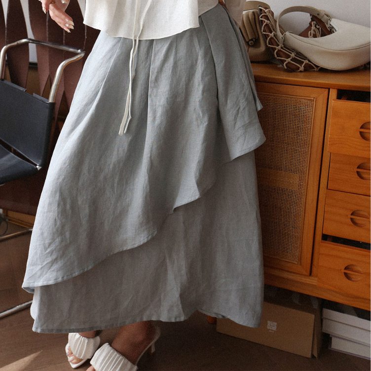 100% Hemp Boho Skirt| Handmade&Eco-friendly Skirt