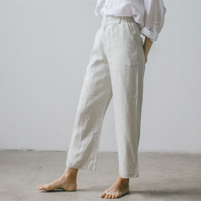 100% Hemp Women's Casual Pants - Sustainable Comfort and Style