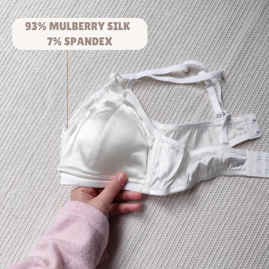 Barely Zero Silk Bralette | Handmade, Wire-Free & Ethically Sourced Silk