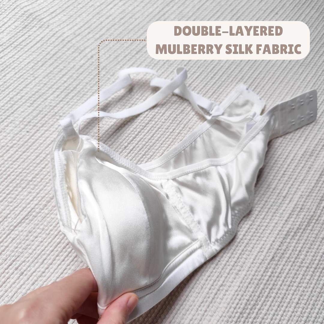 Barely Zero Silk Bralette | Handmade, Wire-Free & Ethically Sourced Silk