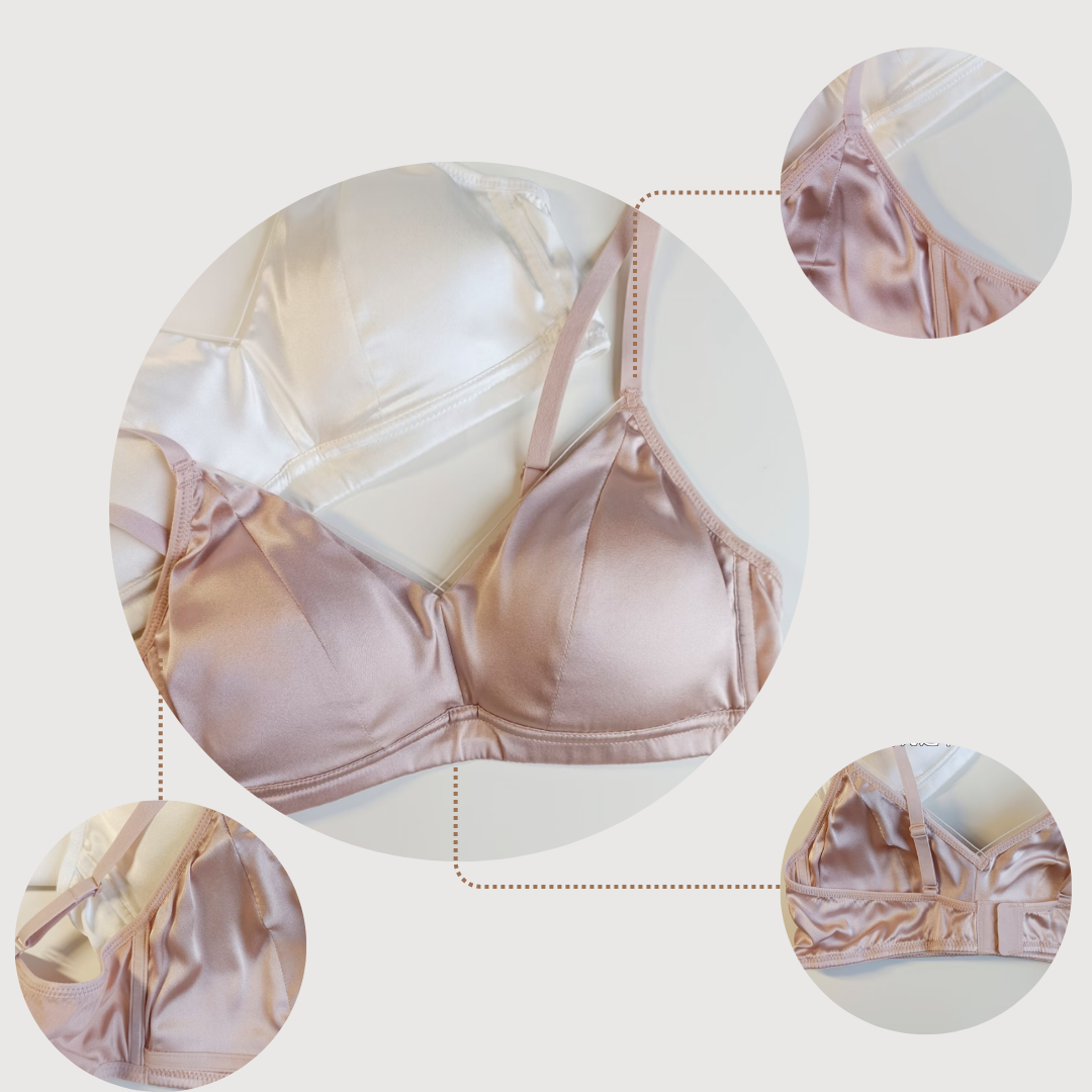 Barely Zero Silk Bralette | Handmade, Wire-Free & Ethically Sourced Silk
