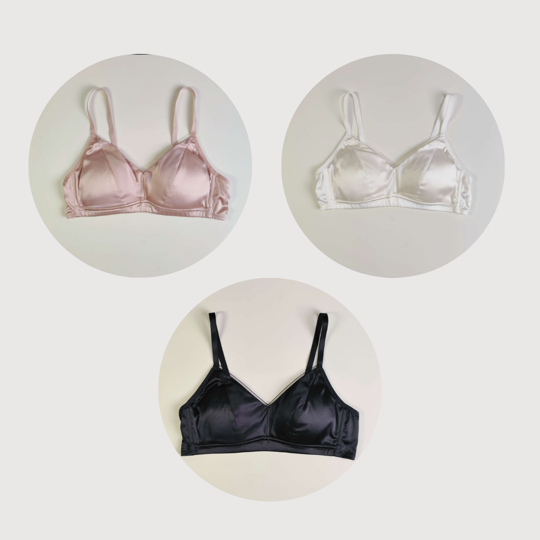 Barely Zero Silk Bralette | Handmade, Wire-Free & Ethically Sourced Silk