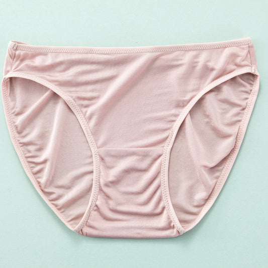 100% Silk Women Underwear-Baby Pink|Breathable&Ethical Silk Collection