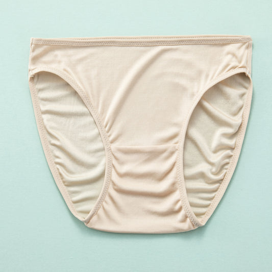 100% Silk Women Underwear-Nude|Breathable&Ethical Silk Collection