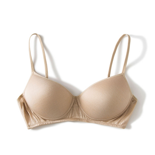 100% Silk Bra-Champagne|Classic&Ethical Silk Collection