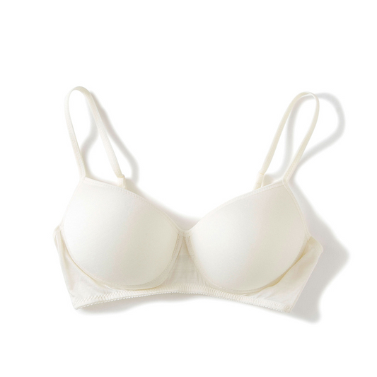 100% Silk Bra-White|Classic&Ethical Silk Collection
