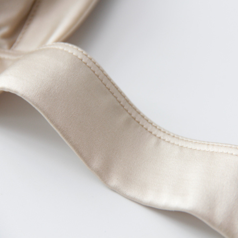 93.8% Silk Soft Bra-Grey|Breathable & Ethical Silk